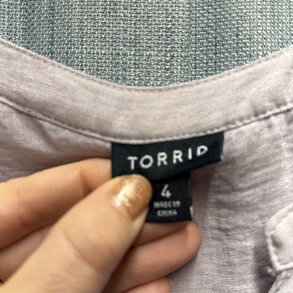 🇺🇸 Torrid sleeveless blouse size 4=4X - Picture 6 of 10